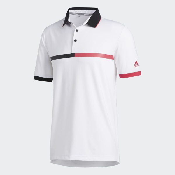 Adidas Ultimate365 3-Stripes Polo Shirt - Men For Cheap