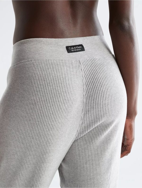 Calvin Klein Performance Ribbed High Waist Pleated Joggers - Women Online