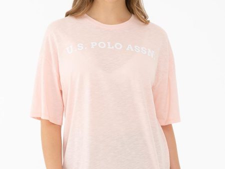 US Polo Assn. Crew Neck T-Shirt USPA - Women Cheap