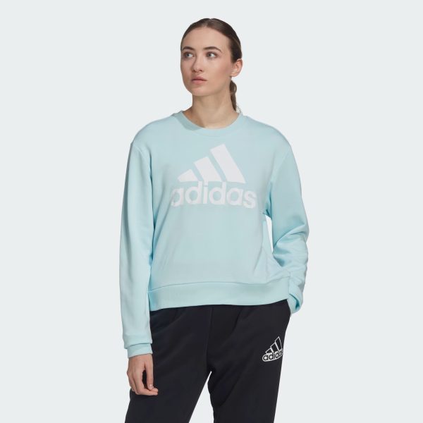 Adidas Essentials Logo Loose Sweatshirt - Women Sale