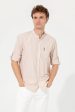 US Polo Assn. Strips Regular Shirt Long Sleeve With A Single Pocket - Men on Sale