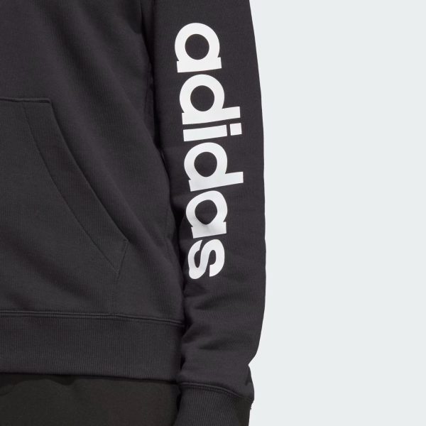 Adidas Essentials Linear Full-Zip French Terry Hoodie - Women For Discount