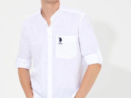 US Polo Assn. Shirt Long Sleeve With A Pocket - Men For Sale