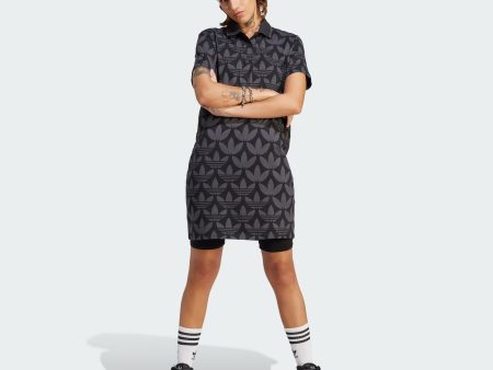 Adidas Trefoil Monogram Polo Dress - Women Sale