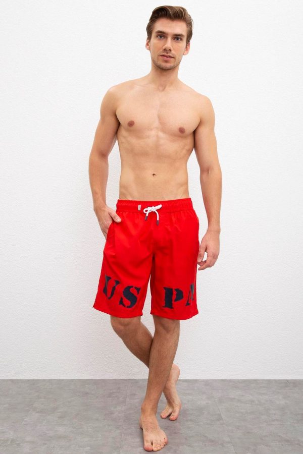 US Polo Assn. Long Swim Short USPA - Men Discount