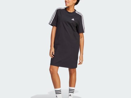 Adidas Essentials 3 Stripes Single Jersey Boyfriend Tee Dress - Women For Discount