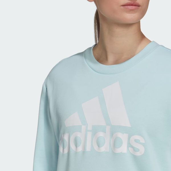 Adidas Essentials Logo Loose Sweatshirt - Women Sale