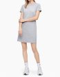 Calvin Klein Rhinestone Logo Short Sleeve T-Shirt Dress - Women Online Sale