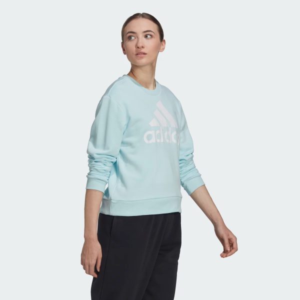 Adidas Essentials Logo Loose Sweatshirt - Women Sale