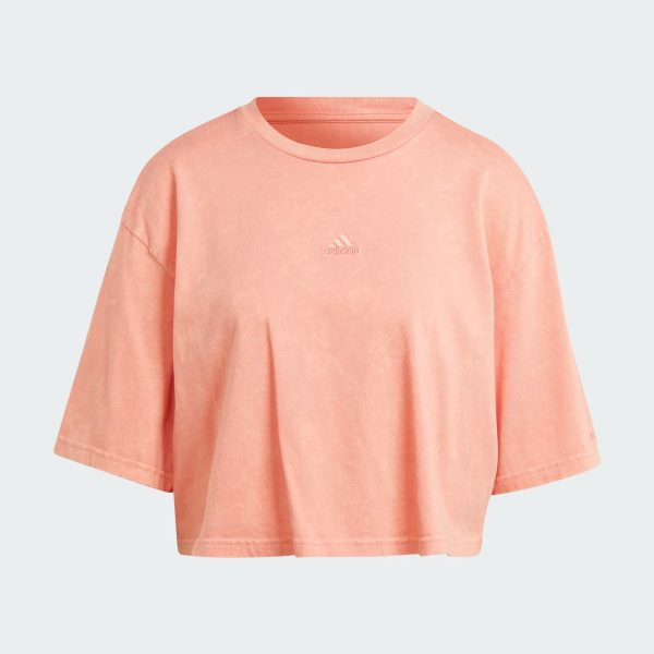 Adidas All SZN Fleece Washed Tee - Women Supply