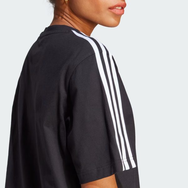 Adidas Essentials 3 Stripes Single Jersey Boyfriend Tee Dress - Women For Discount