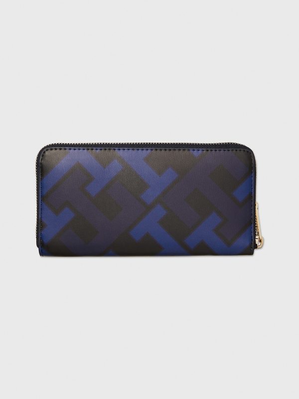 Tommy Hilfiger Th Monogram Large Zip Wallet - Women Online now