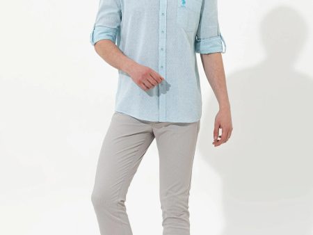 US Polo Assn. Regular Shirt Long Sleeve With A Single Pocket - Men Online Sale