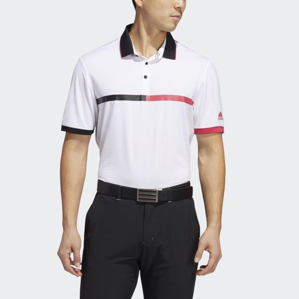 Adidas Ultimate365 3-Stripes Polo Shirt - Men For Cheap