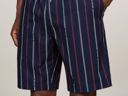 Tommy Hilfiger Hilfiger Stripe Pull-On 10 
Poplin Short - Men Sale