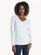 Tommy Hilfiger Essential Solid V-Neck Sweater - Women Online Sale