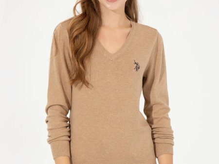 US Polo Assn. Slim Fit Pullover with Logo - Women Online now