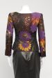 2004 Floral Satin Bead Embellished Preowned Jacket Online