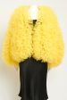 Iris Yellow Fleur Tulle Preowned Bomber Jacket Cheap