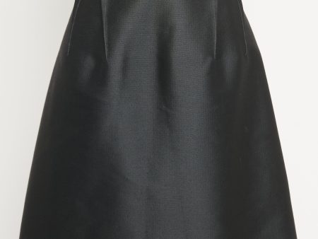 Midnight A-line Woven Preowned Skirt on Sale