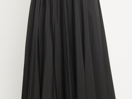 2018 Accordion Pleated Midi Preowned Skirt For Cheap