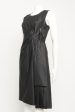 Silk Taffeta Pleat and Bow Preowned Dress Online Hot Sale