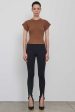 Brown Knit T-Shirt For Sale