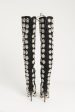 2017 Black Suede Preowned  Frederikke  Embellished Thigh Boots For Discount