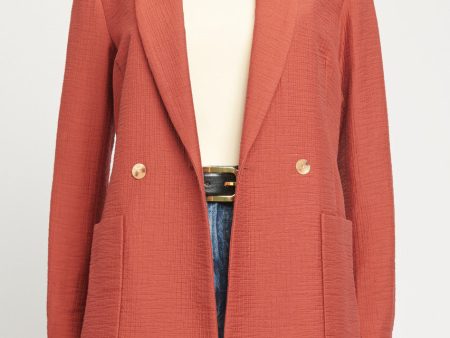 Brick Red Amboy Preowned Blazer on Sale