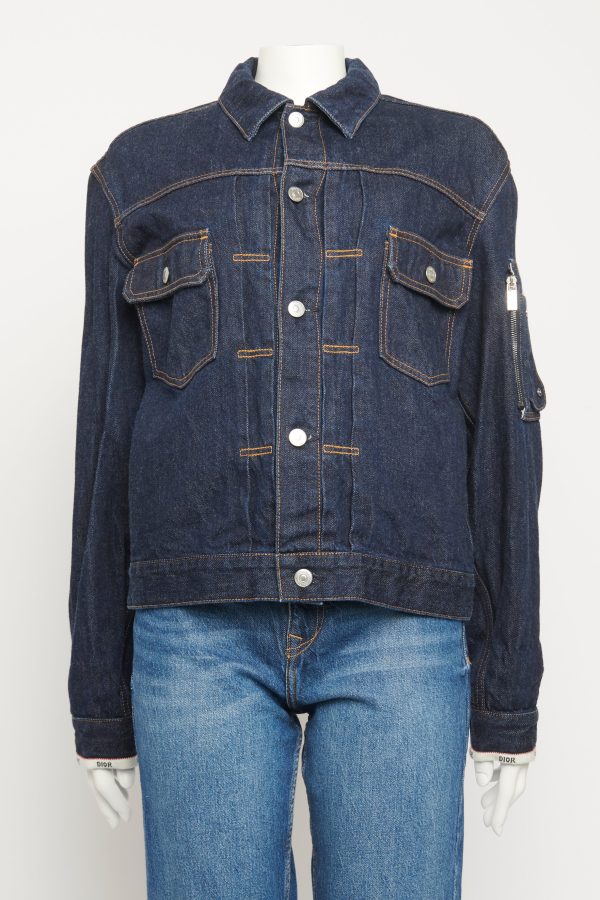 2020 Indigo Denim Unisex Selvage Saddle Pocket MKII Jacket Supply