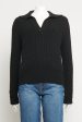 Black Cable Knit Preowned Cashmere Jumper Online