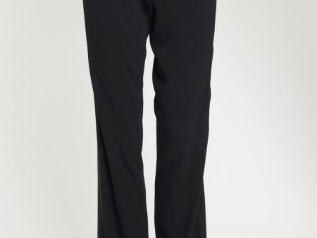 Black Boot Cut Tailored Preowned Suit Trousers Online Sale