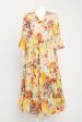 Jennifer Jane Floral-print Tiered Preowned Dress For Cheap