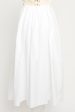 Porcelain Pleated Midi Preowned Skirt Supply