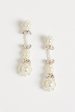 White Faux-Pearl Preowned Victorian Drop Earrings Online now