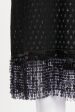 Black Wool Sequin Preowned Mini Dress For Discount