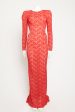 Red Lace Lover Preowned Gown Hot on Sale