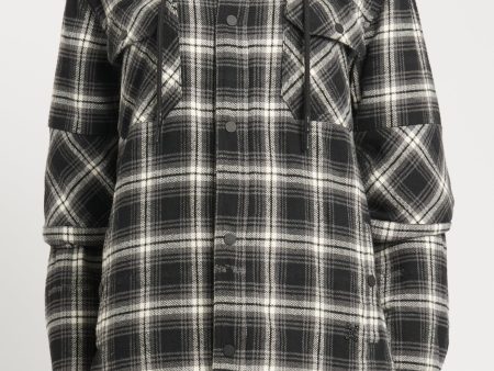 Plaid Tartan Quilted Preowned Jacket Online now