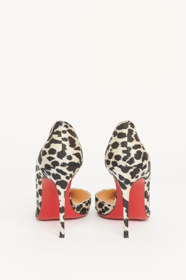 Monochrome Leopard Jacquard Iriza Preowned Pumps Discount