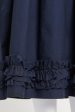 Navy Erika Ruffle Preowned Dress For Cheap