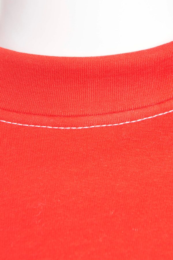 Red Pleat Back Preowned Sweatshirt Online