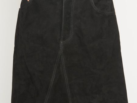 Suede Aline Preowned Skirt Cheap