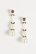 White Faux-Pearl Preowned Victorian Drop Earrings Online now