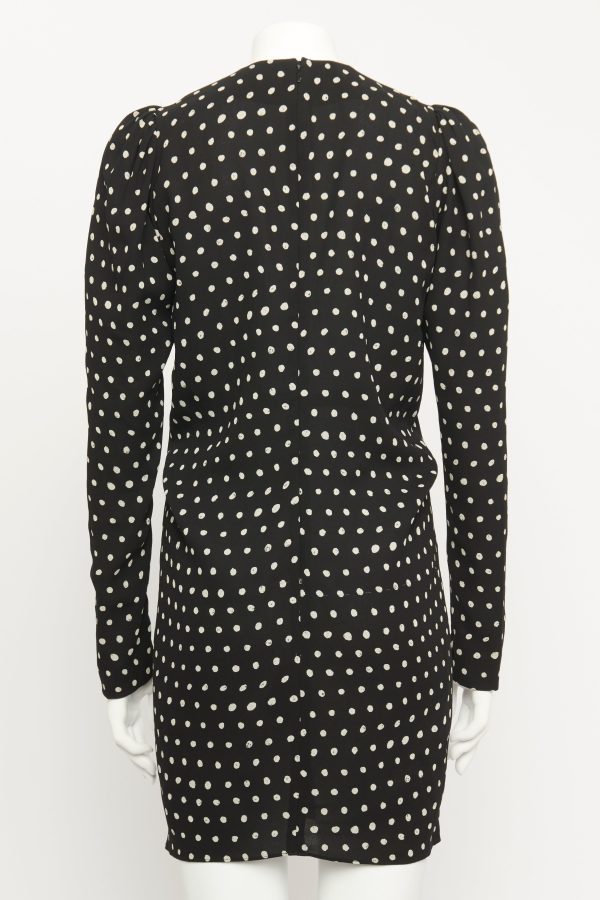 Polka Dot Print Mini Dress Discount