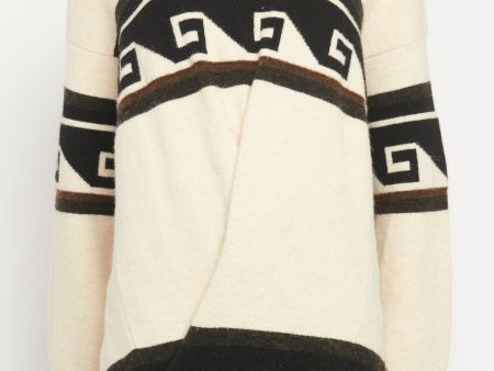 Cream Surround Knit Preowned Pullover Fashion