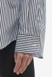 Mid Stripe Black Oversize Shirt Fashion