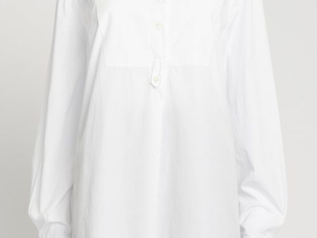 White Tuxedo Style Preowned Shirt Fashion