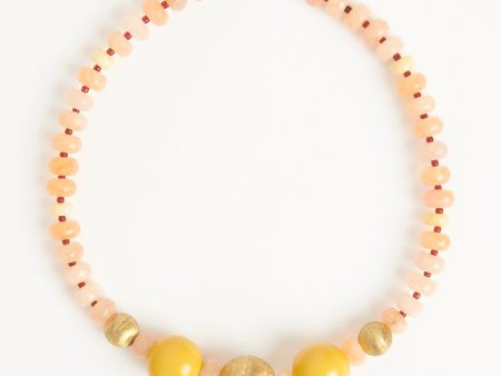 Winter Peach Necklace on Sale