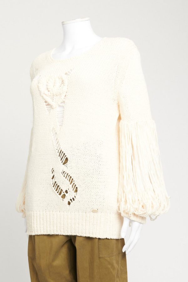 2009 Cruise Cream Silk Crochet Preowned Jumper Sale