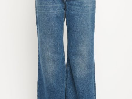 Mid Blue Boot Leg Denim on Sale